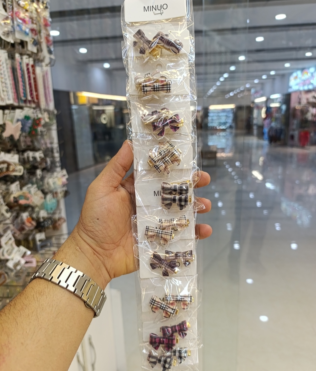 گیره مو پاپیونی پک ۱۰عددی