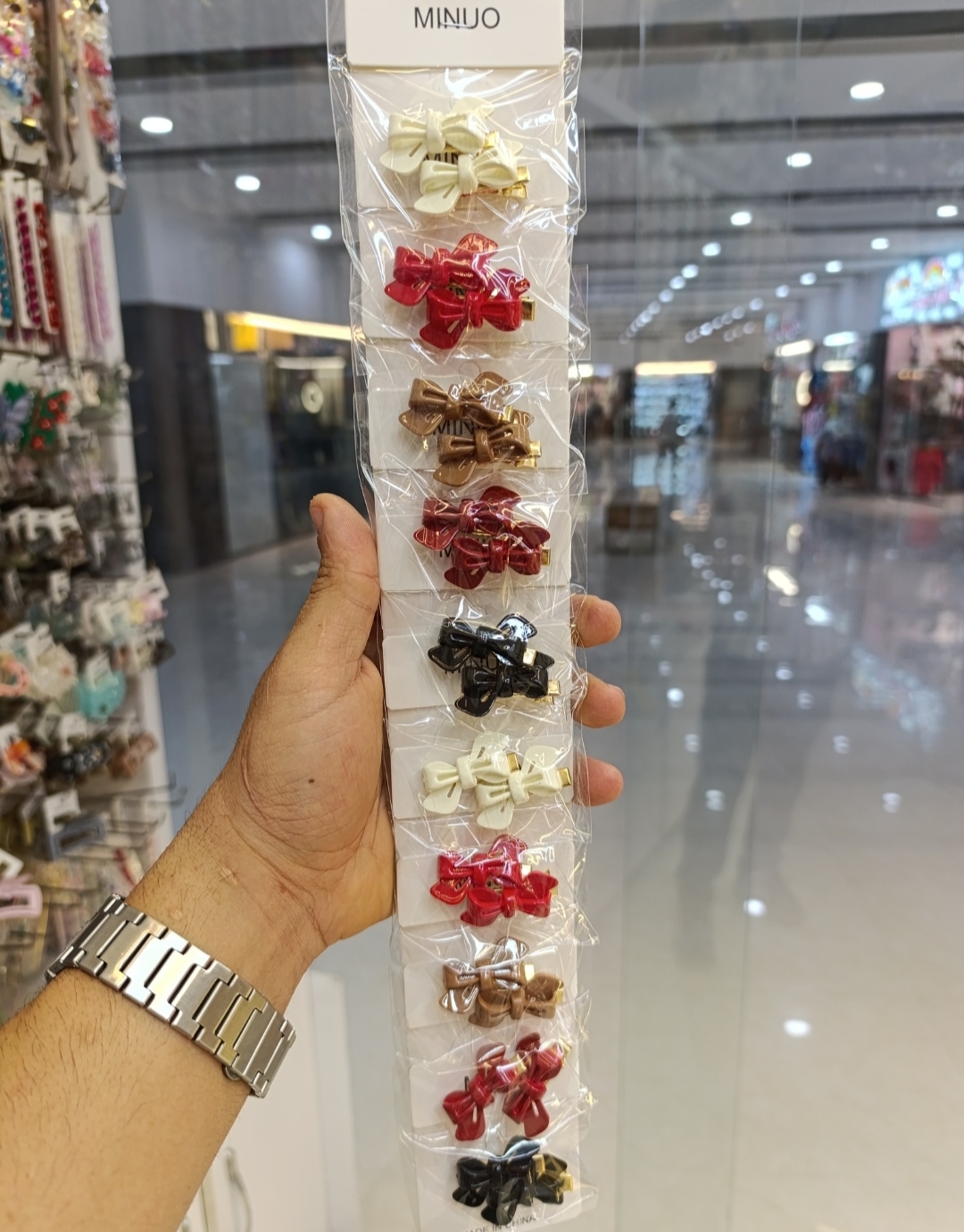 گیره مو پاپیونی پک ۱۰عددی