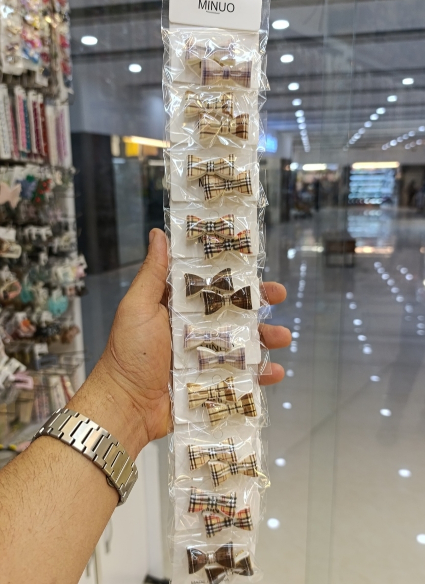 گیره مو پاپیونی پک ۱۰عددی